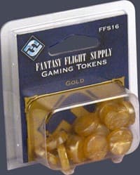 Gaming Tokens: Gold - Fantasy Flight Games - Boardgames card