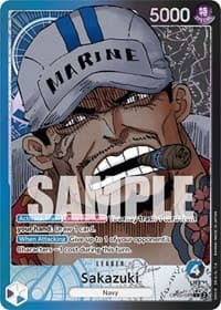 Sakazuki (Alternate Art) - Awakening of the New Era - One Piece Card Game card