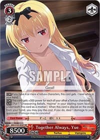 Together Always, Yue - Arifureta: From Commonplace to World's Strongest - Weiss Schwarz card