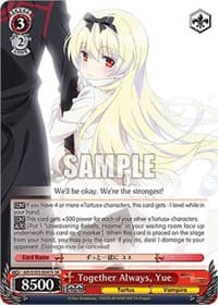 Together Always, Yue (SR) - Arifureta: From Commonplace to World's Strongest - Weiss Schwarz card