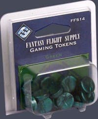 Gaming Tokens: Green - Fantasy Flight Games - Boardgames card