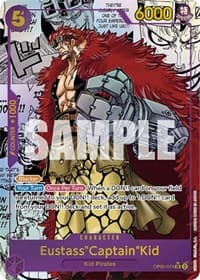 Eustass"Captain"Kid (Alternate Art) (Manga) - Awakening of the New Era - One Piece Card Game card