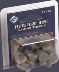 Gaming Tokens: Silver - Fantasy Flight Games - Boardgames card