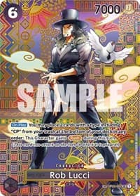 Rob Lucci (092) (SP) - Awakening of the New Era - One Piece Card Game card