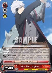 Nice Shot, Hajime - Arifureta: From Commonplace to World's Strongest - Weiss Schwarz card