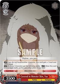 Covered in Monster Skin, Yue - Arifureta: From Commonplace to World's Strongest - Weiss Schwarz card
