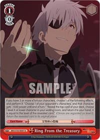 Ring From the Treasury - Arifureta: From Commonplace to World's Strongest - Weiss Schwarz card