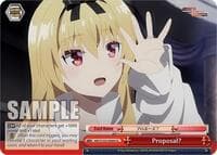 Proposal? - Arifureta: From Commonplace to World's Strongest - Weiss Schwarz card