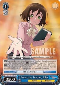 Protective Teacher, Aiko - Arifureta: From Commonplace to World's Strongest - Weiss Schwarz card