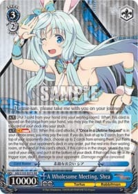 A Wholesome Meeting, Shea - Arifureta: From Commonplace to World's Strongest - Weiss Schwarz card