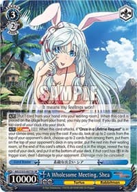 A Wholesome Meeting, Shea (SR) - Arifureta: From Commonplace to World's Strongest - Weiss Schwarz card