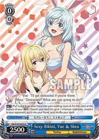Sexy Bikini, Yue & Shea - Arifureta: From Commonplace to World's Strongest - Weiss Schwarz card