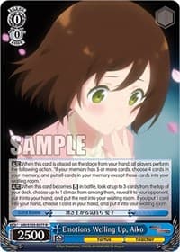 Emotions Welling Up, Aiko - Arifureta: From Commonplace to World's Strongest - Weiss Schwarz card