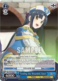 Tending the Wounded, Kaori - Arifureta: From Commonplace to World's Strongest - Weiss Schwarz card
