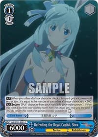 Defending the Royal Capital, Shea - Arifureta: From Commonplace to World's Strongest - Weiss Schwarz card