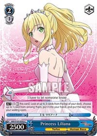Princess Liliana - Arifureta: From Commonplace to World's Strongest - Weiss Schwarz card