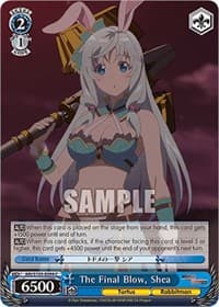 The Final Blow, Shea - Arifureta: From Commonplace to World's Strongest - Weiss Schwarz card