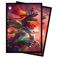 The Lost Caverns of Ixalan Pantlaza, Sun-Favored Standard Deck Protector sleeves for Magic (100-pack) - Ultra Pro Card Sleeves - Card Sleeves card