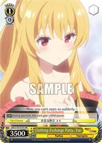 Clothing Exchange Party, Yue - Arifureta: From Commonplace to World's Strongest - Weiss Schwarz card