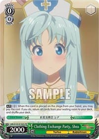 Clothing Exchange Party, Shea (Foil) - Arifureta: From Commonplace to World's Strongest - Weiss Schwarz card