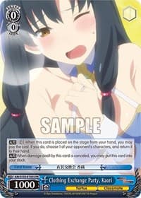 Clothing Exchange Party, Kaori (Foil) - Arifureta: From Commonplace to World's Strongest - Weiss Schwarz card