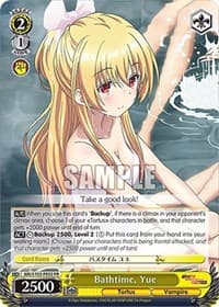 Bathtime, Yue - Arifureta: From Commonplace to World's Strongest - Weiss Schwarz card