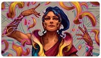 The Lost Caverns of Ixalan Saheeli, the Sun's Brilliance Standard Gaming Playmat for Magic: The Gathering - Ultra Pro Playmats - Playmats card