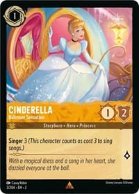 Cinderella - Ballroom Sensation - Rise of the Floodborn - Disney Lorcana card