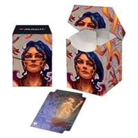 The Lost Caverns of Ixalan Saheeli, the Sun's Brilliance 100+ Deck Box for Magic: The Gathering - Ultra Pro Deck Boxes - Deck Boxes card