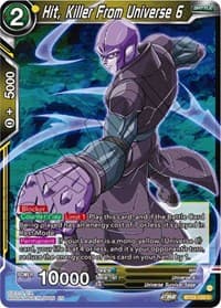 Hit, Killer From Universe 6 - Perfect Combination - Dragon Ball Super: Masters card