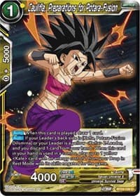 Caulifla, Preparations for Potara-Fusion - Perfect Combination - Dragon Ball Super: Masters card