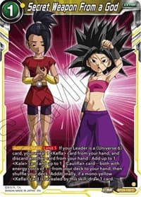 Secret Weapon From a God - Perfect Combination - Dragon Ball Super: Masters card