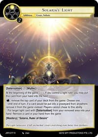 Solaria's Light - Judgment of the Rogue Planet - Force of Will card