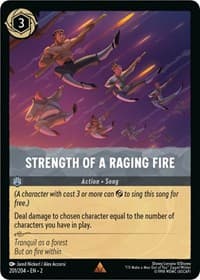 Strength of a Raging Fire - Rise of the Floodborn - Disney Lorcana card