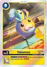 Tokomon (Blast Ace Box Promotion Pack) - Blast Ace - Digimon Card Game card
