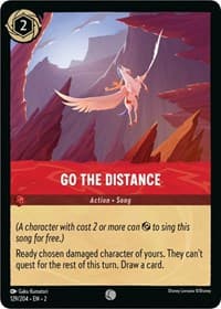 Go the Distance - Rise of the Floodborn - Disney Lorcana card