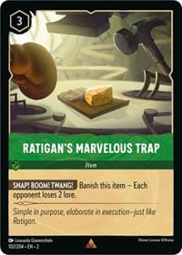 Ratigan's Marvelous Trap - Rise of the Floodborn - Disney Lorcana card