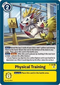 Physical Training (Blast Ace Box Topper) - Digimon Promotion Cards - Digimon Card Game card