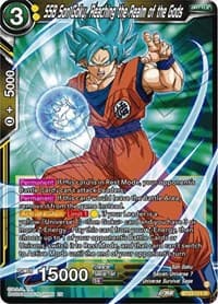SSB Son Goku, Reaching the Realm of the Gods - Perfect Combination - Dragon Ball Super: Masters card