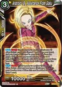 Android 18, Assistance From Goku - Perfect Combination - Dragon Ball Super: Masters card