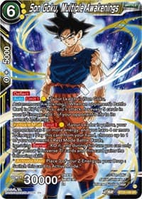 Son Goku, Multiple Awakenings - Perfect Combination - Dragon Ball Super: Masters card
