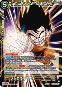 Son Goku, Inherited Willpower - Perfect Combination - Dragon Ball Super: Masters card