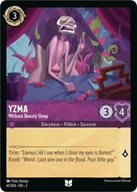 Yzma - Without Beauty Sleep - Rise of the Floodborn - Disney Lorcana card