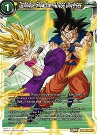 Technique Showdown Across Universes - Perfect Combination - Dragon Ball Super: Masters card