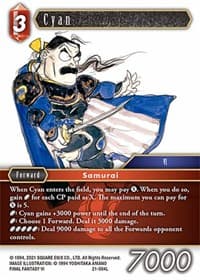 Cyan - Beyond Destiny - Final Fantasy TCG card