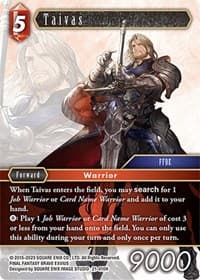 Taivas - Beyond Destiny - Final Fantasy TCG card
