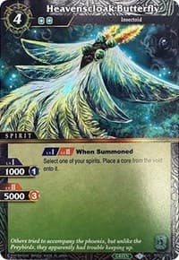 Heavenscloak Butterfly (Box Topper) - Battle Spirits Saga Promo Cards - Battle Spirits Saga card