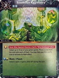 Stamina Recovery (Box Topper) - Battle Spirits Saga Promo Cards - Battle Spirits Saga card