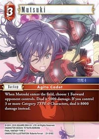 Mutsuki - Beyond Destiny - Final Fantasy TCG card