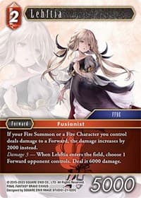 Lehftia - Beyond Destiny - Final Fantasy TCG card